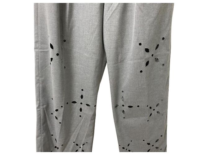 Autre Marque Ray Beams Cutwork-Hosen Braun - Ansicht 3