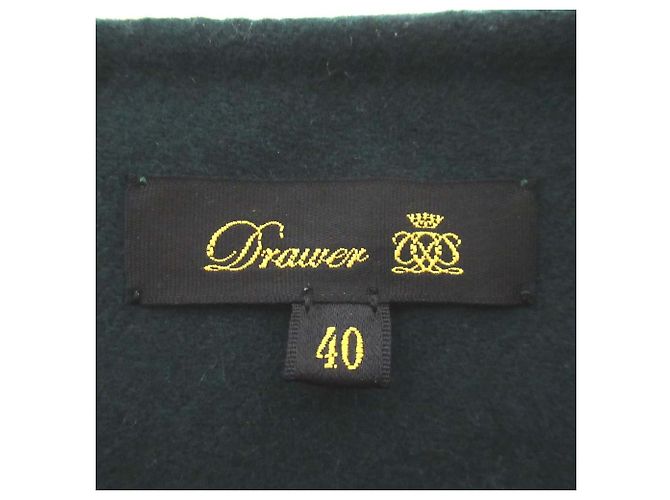 Autre Marque Falda de lana Drawer Verde - vista 5