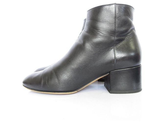 Autre Marque Stivaletti in pelle Sergio Rossi Nero - vista 2