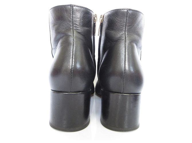 Autre Marque Stivaletti in pelle Sergio Rossi Nero - vista 3