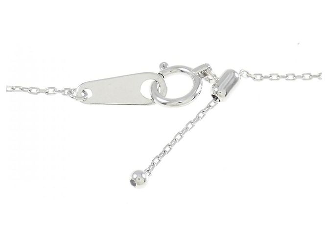 Autre Marque Collar de diamante en oro blanco Au750 en forma de cinta Plata - vista 5