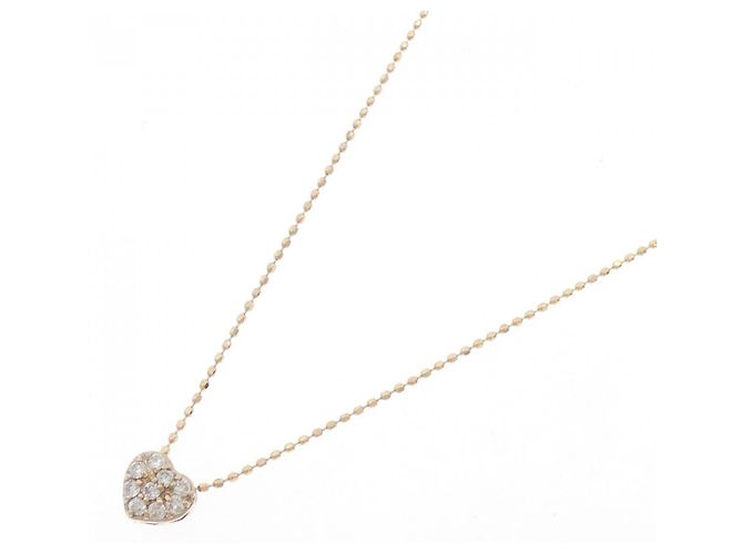 Autre Marque Collana con diamante a forma di cuore Au750 Rosa - vista 2