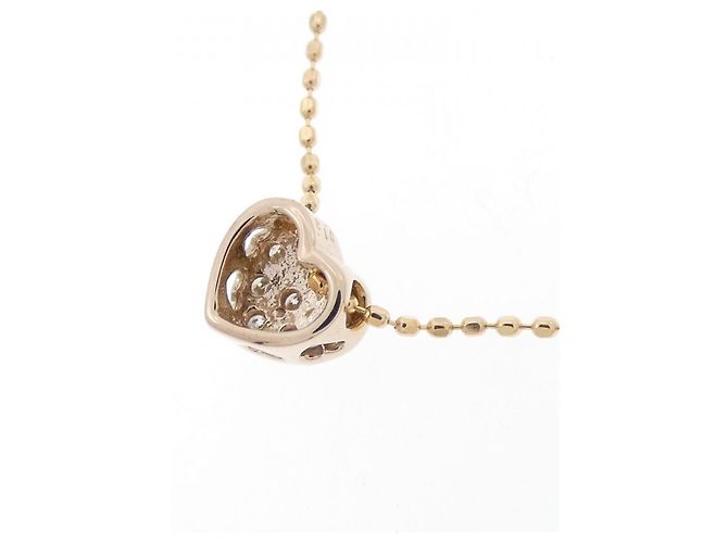 Autre Marque Collana con diamante a forma di cuore Au750 Rosa - vista 4