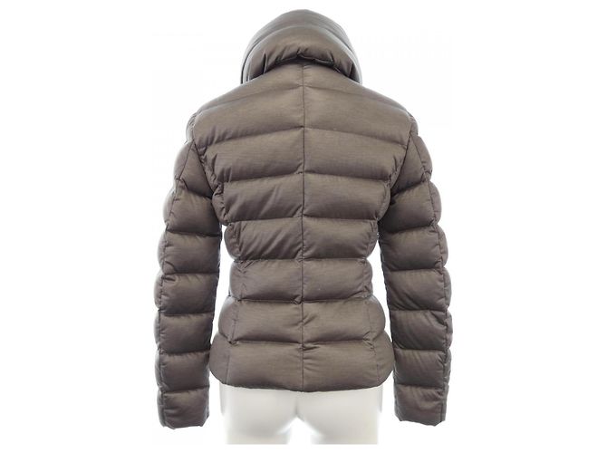 Chaqueta de plumas Moncler MEILLON Castaño Gris - vista 2