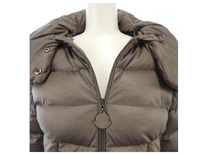 Chaqueta de plumas Moncler MEILLON Castaño Gris - vista 6