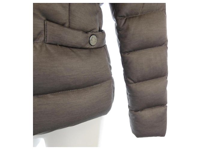 Chaqueta de plumas Moncler MEILLON Castaño Gris - vista 7