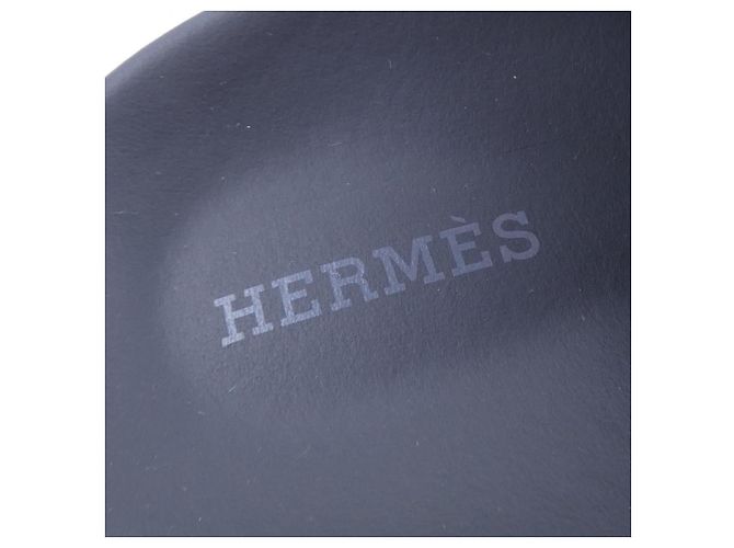 Sandali in Vitello Scamosciato Hermès Nero - vista 6