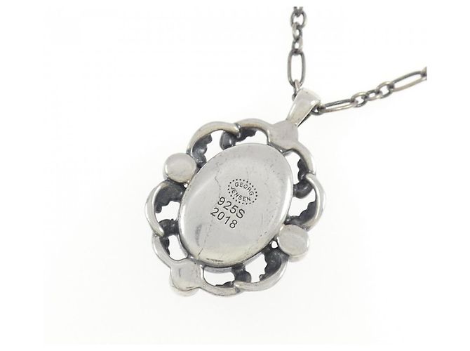 Autre Marque Collana in calcedonio in argento 925 Georg Jensen - vista 4