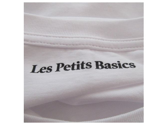 Autre Marque Les Petits Basics Camiseta de Manga Larga con Estampado Blanco - vista 8