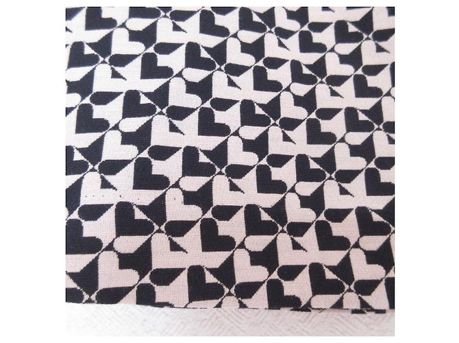 Autre Marque Minirock mit Herzmuster TWIN-SET Nero Rosa - vista 4