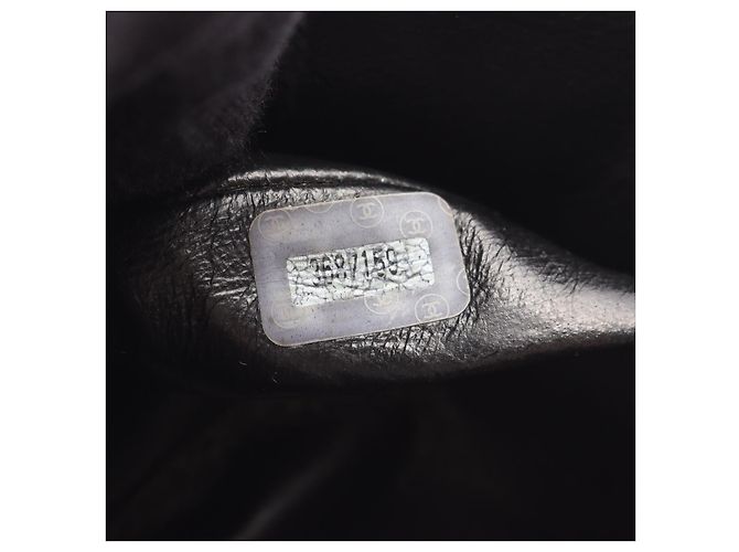 Timeless Chanel Matelassé Lammfell Rucksack Schwarz - Ansicht 5