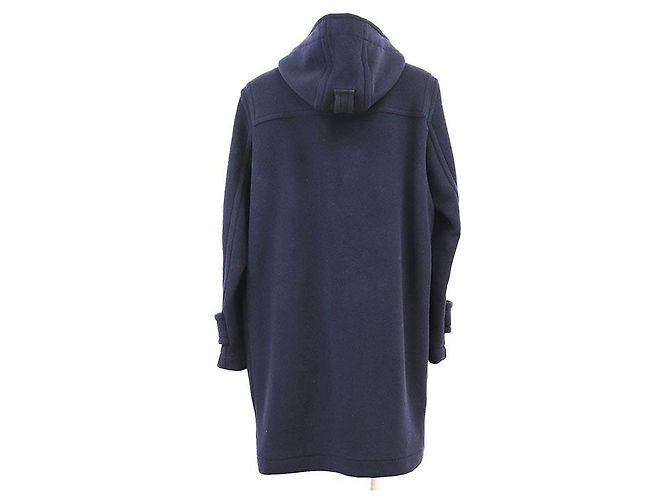 Abrigo de lana virgen y nylon Burberry Londres Inglaterra Azul Azul marino - vista 7