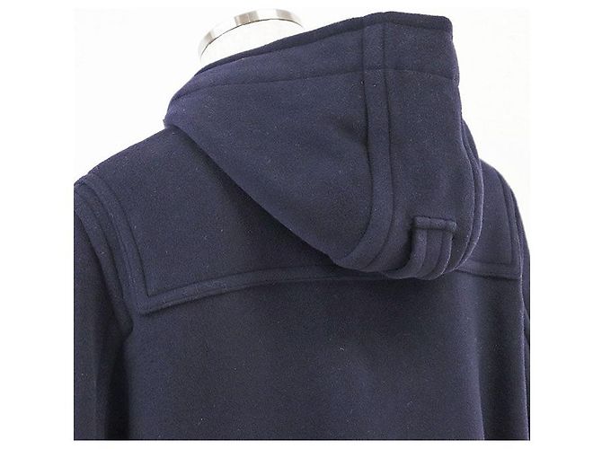 Abrigo de lana virgen y nylon Burberry Londres Inglaterra Azul Azul marino - vista 8