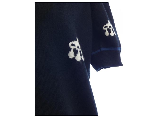 Hermès Hermes Wollstrick-Oberteil Schwarz - vista 6