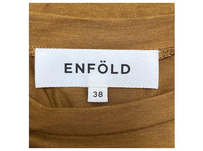 Autre Marque Top Tenjiku C/R de ENFOLD Castaño Camello - vista 4
