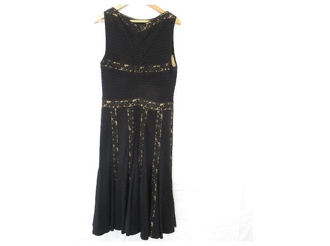 Autre Marque Spitzenkleid TADASHI SHOJI Schwarz - Ansicht 2
