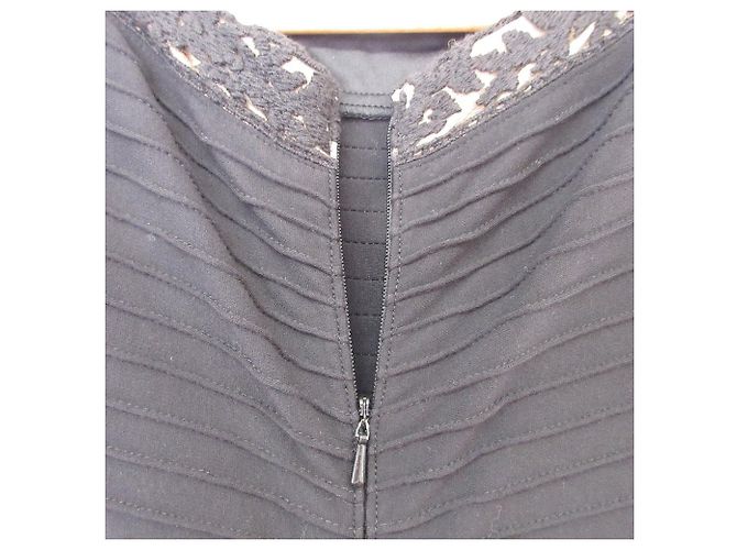 Autre Marque Spitzenkleid TADASHI SHOJI Schwarz - Ansicht 4