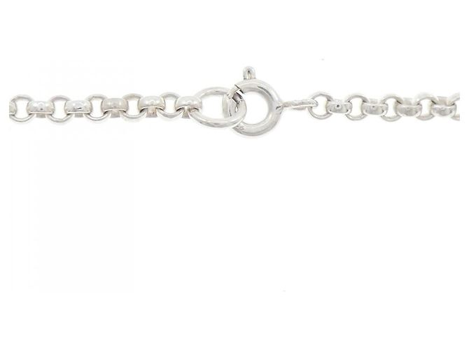 Hermès Hermes 925 Silver Necklace Silvery - view 5