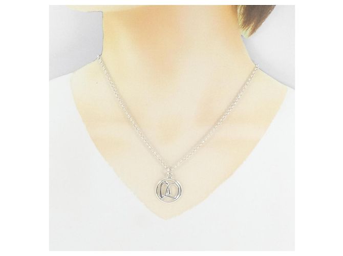 Hermès Hermes 925 Silver Necklace Silvery - view 6