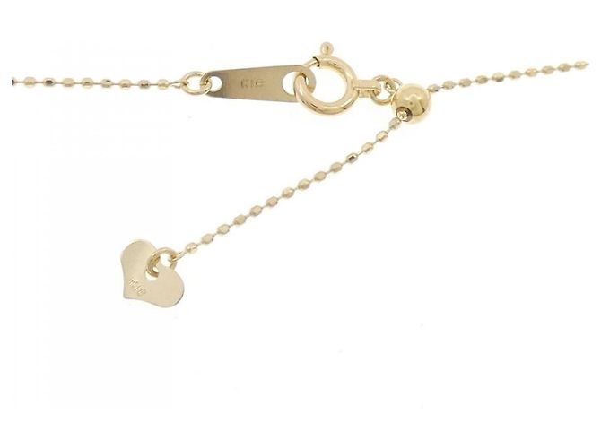Autre Marque Collana con diamante a forma di cuore in oro bianco Au750 e oro giallo Au750 D'oro - vista 5