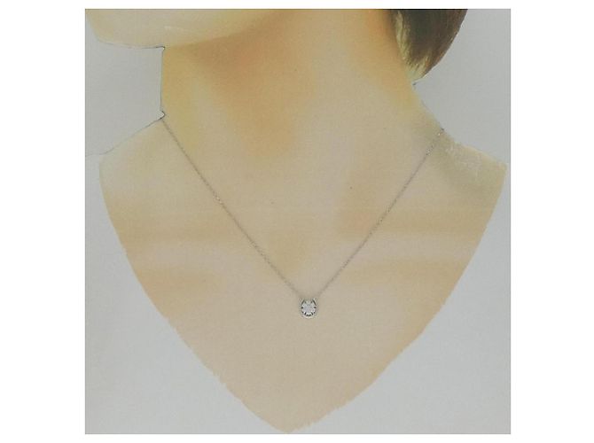 Autre Marque Collana di diamanti in oro bianco Au750 Argento - vista 6