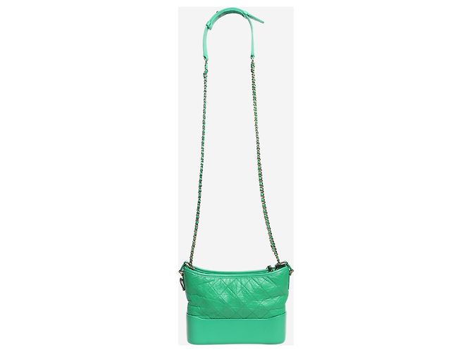 Chanel Borsa in pelle Gabrielle verde 2019 - vista 2