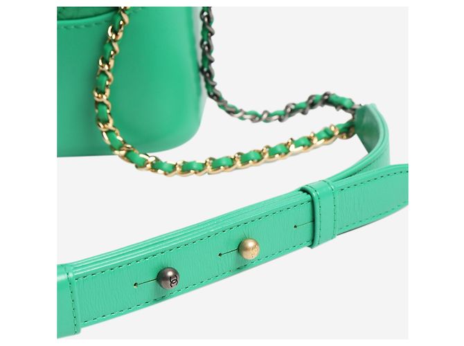 Chanel Borsa in pelle Gabrielle verde 2019 - vista 7