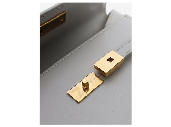 Saint Laurent Borsa a spalla Manhattan crema - vista 7