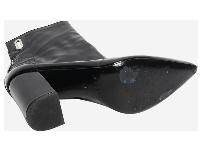 Robert Clergerie Botas de charol negro - talla EU 40 (UK 7) - vista 4