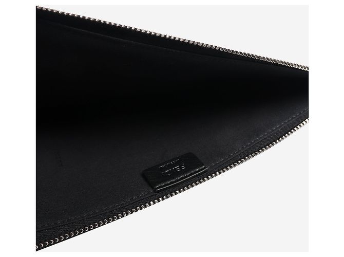 Fendi Clutch a forma di lampadina nera Nero - vista 4