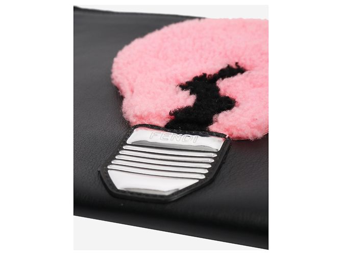 Fendi Clutch a forma di lampadina nera Nero - vista 5