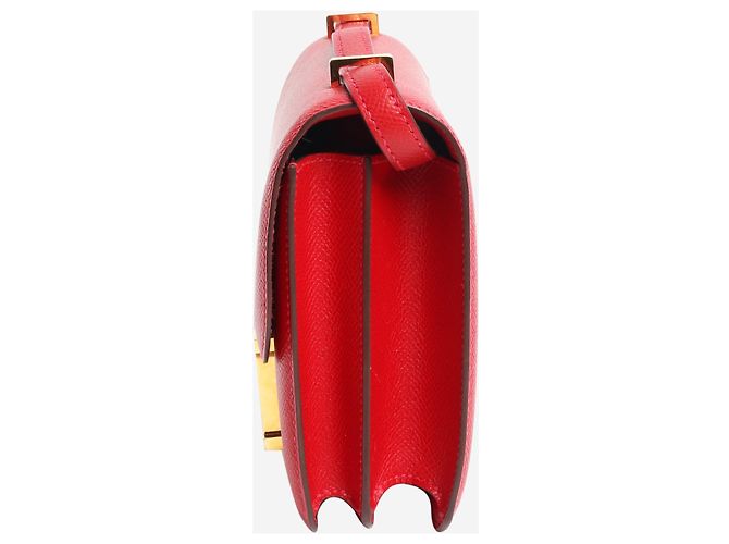 Hermès Borsa Constance 18 rossa in pelle Epsom Rosso - vista 4