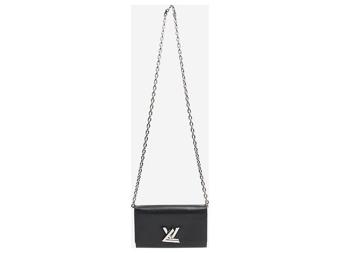 Louis Vuitton Portafoglio a catena nera Twist Nero - vista 2