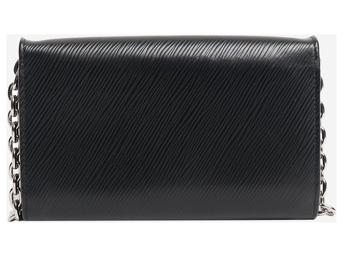 Louis Vuitton Portafoglio a catena nera Twist Nero - vista 3