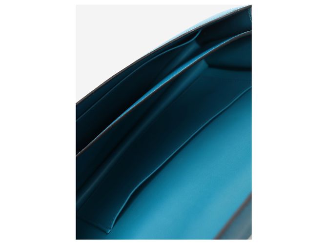 Hermès Borsa Constance Elan blu in pelle Epsom - vista 6