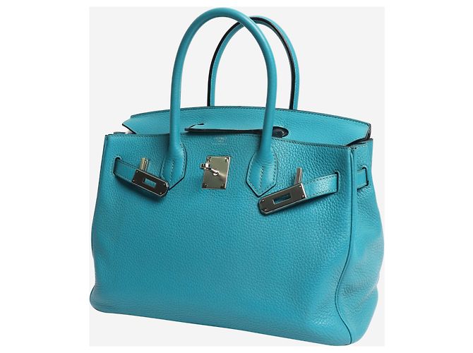 Hermès Blaue Birkin 30 2014 - Ansicht 6