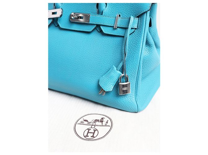 Hermès Blaue Birkin 30 2014 - Ansicht 8