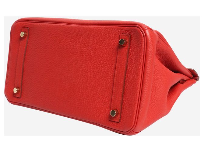 Hermès Rote Birkin 30 Tasche - Ansicht 4