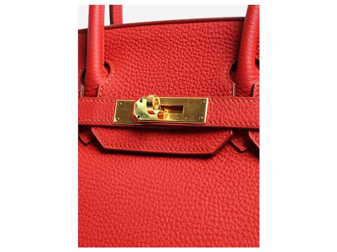 Hermès Rote Birkin 30 Tasche - Ansicht 5