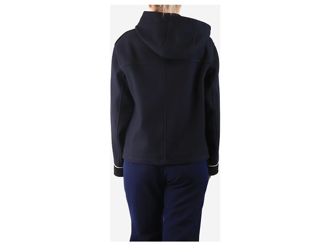 The Kooples Abrigo peacoat con capucha azul marino - talla UK 8 - vista 2