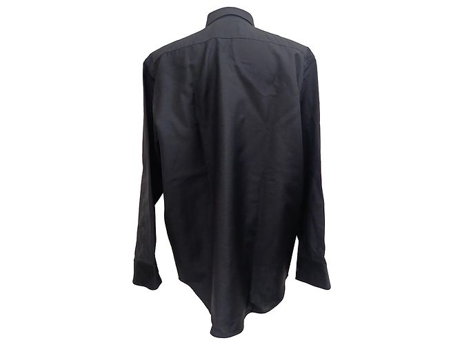 Camicia Jil Sander in lana nera Nero - vista 4