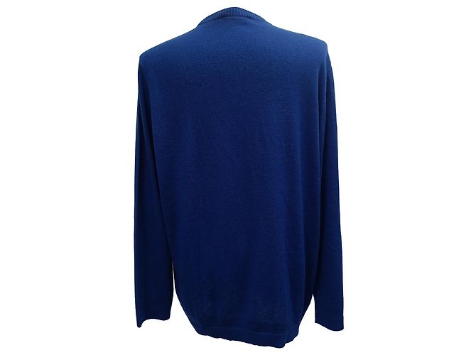 Loro Piana Strickpullover mit Rundhalsausschnitt aus marineblauem Kaschmir - Ansicht 3