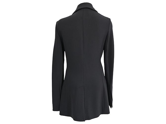 Blazer con botones decorativos Proenza Schouler en viscosa negra Negro - vista 3