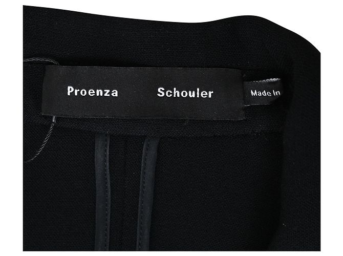 Blazer con botones decorativos Proenza Schouler en viscosa negra Negro - vista 4