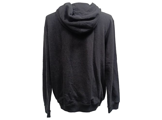 Sudadera de algodón gris bordada con tigre Dolce & Gabbana - vista 3