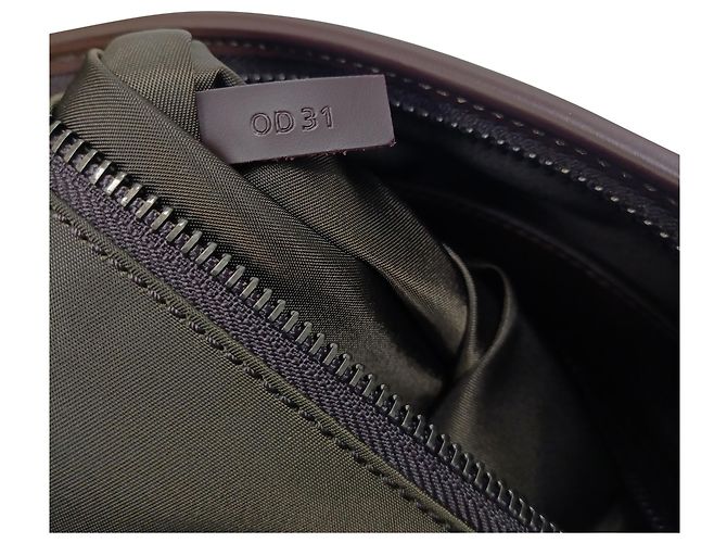 Tod's Slim Script Tote aus braunem Leder Rot - Ansicht 5