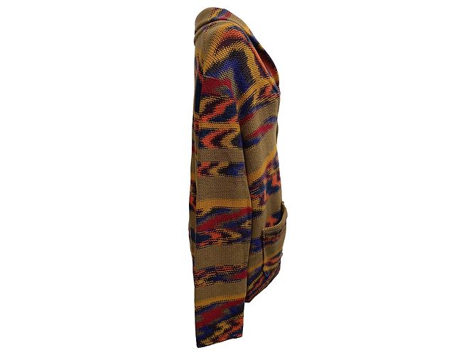Missoni Strickjacke mit Schalkragen aus mehrfarbigem Kaschmir Mehrfarben - Ansicht 3