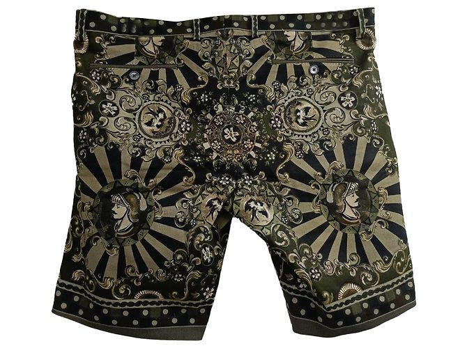Shorts stampati Dolce & Gabbana in cotone multicolore - vista 2