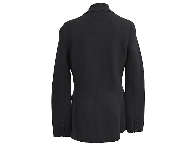 Altuzarra Indi Double-Breasted Blazer in Black Polyester - view 3