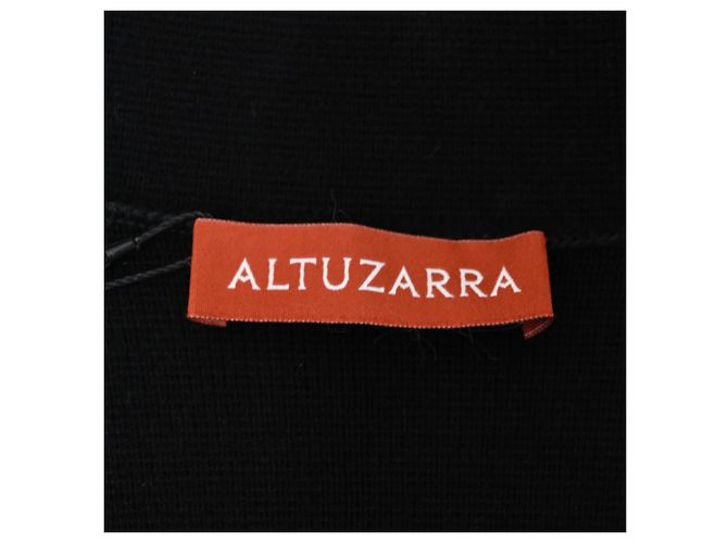 Altuzarra Indi Double-Breasted Blazer in Black Polyester - view 4